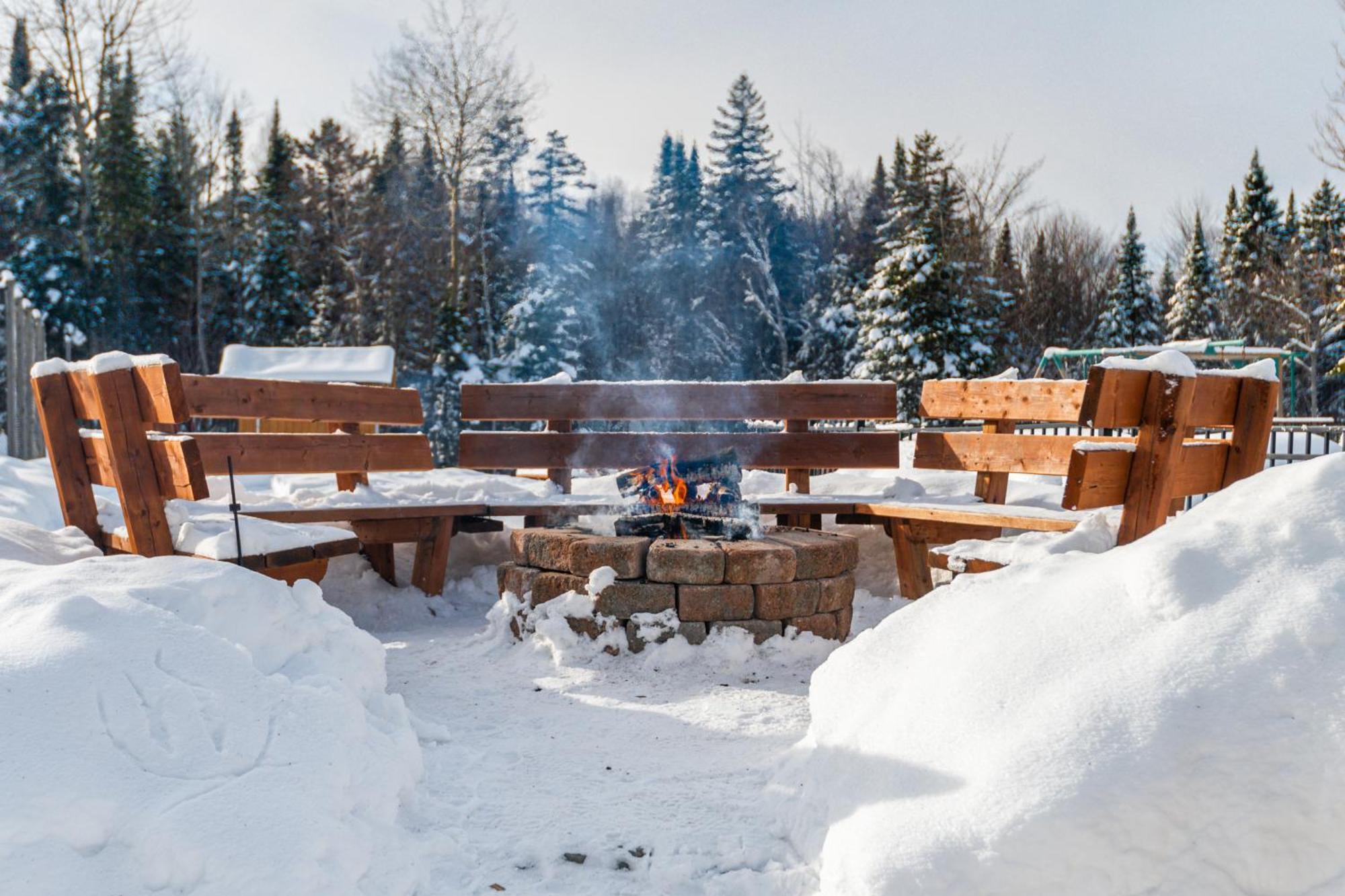 Fiddler Lake Resort Chalet 53 Cerf Mille-Isles Eksteriør billede
